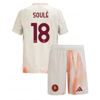 Maglie da calcio AS Roma Matias Soule #18 Seconda Maglia Bambino 2024-25 Manica Corta (+ Pantaloni corti)